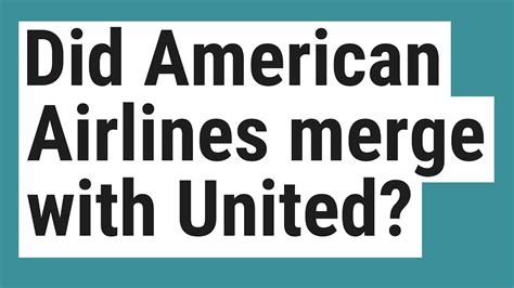 who did american airlines merge with