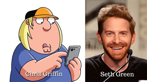 who does seth green voice in family guy