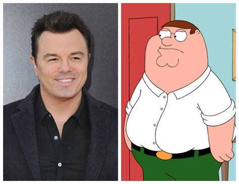 who does seth macfarlane voice in family guy