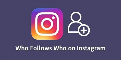 who follows who on instagram