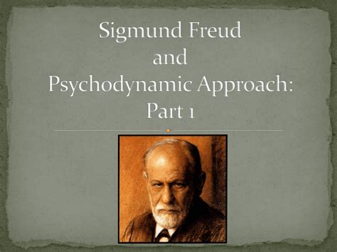 who founded the psychodynamic theory