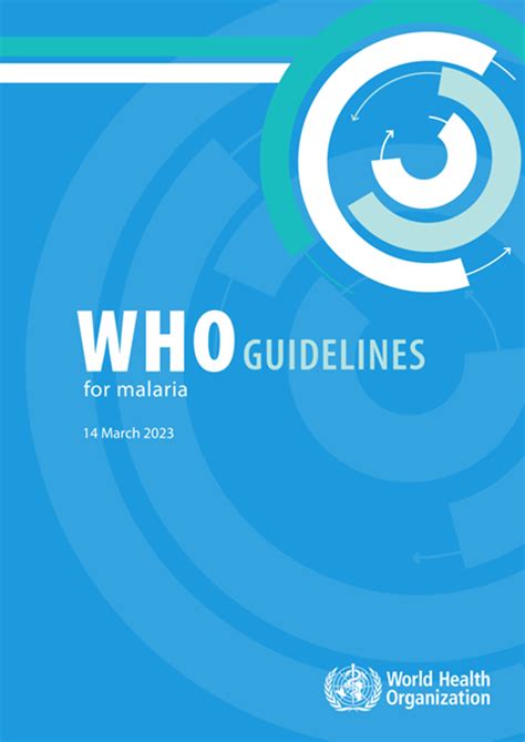 who guideline on malaria