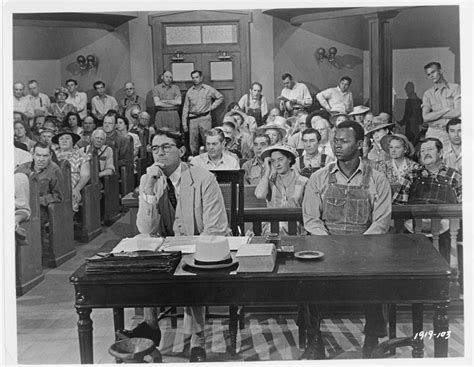 who interrupts the trial in to kill a mockingbird