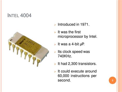 who introduced the first microprocessor in 1971 for intel