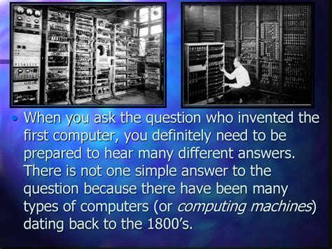 who invented computer answer