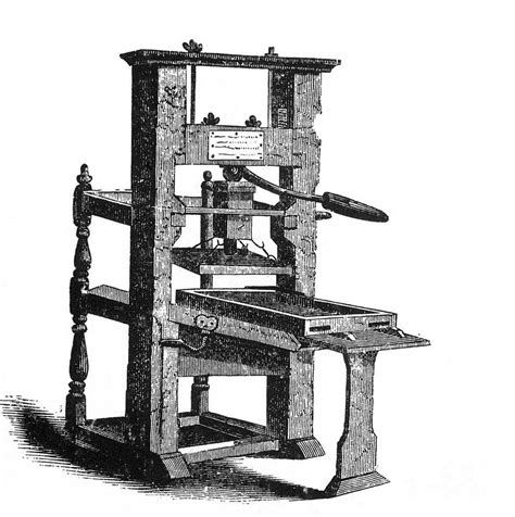 who invented the first movable type printing press in europe quizlet