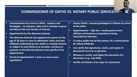 who is a commissioner of oaths