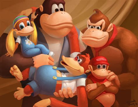 who is diddy kong's mom