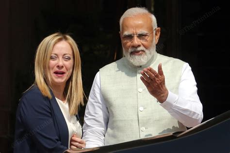 who is meloni with modi