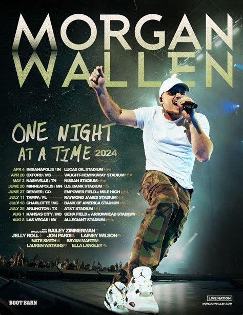 who is on tour with morgan wallen 2024