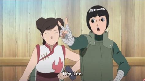 who is rock lee's wife in boruto