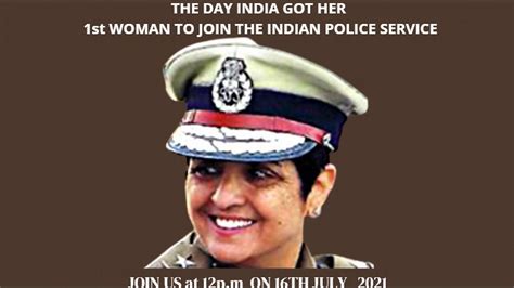 who is the first woman ips officer of india