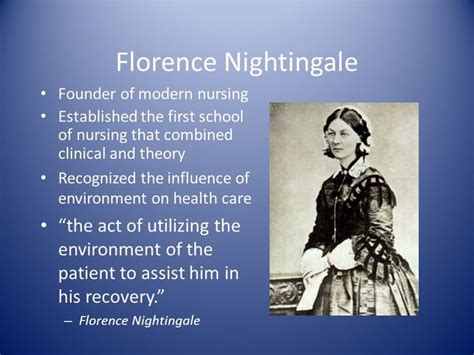 who is the founder of modern nursing
