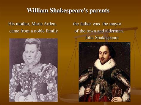 who is william shakespeare's parents