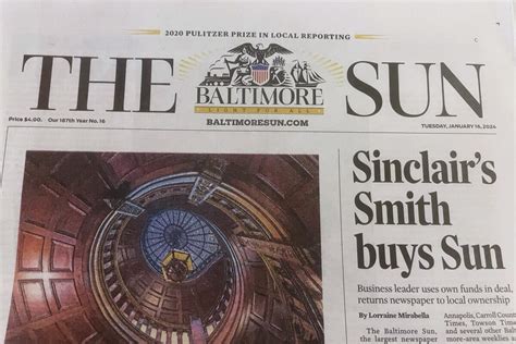 who just bought the baltimore sun