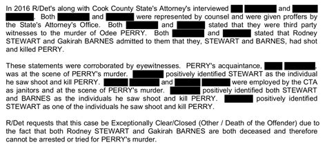who killed odee perry