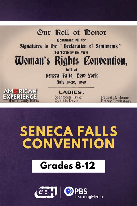 who led seneca falls convention