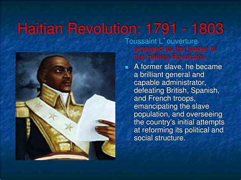 who led the haitian revolution in 1791