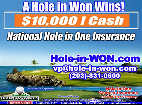 Who Needs Hole in One Insurance?