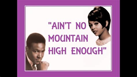 who originally sang ain't no mountain high