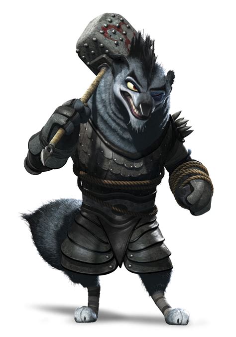 who plays the wolf in kung fu panda 4