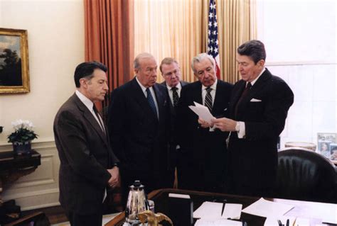 who was president during the iran-contra