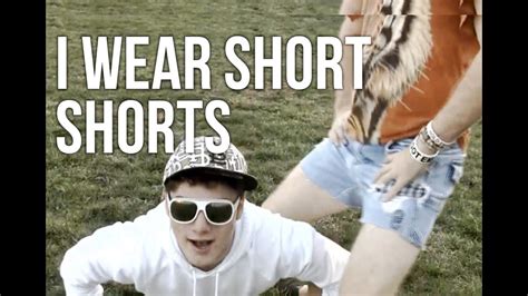 who wears short shorts youtube