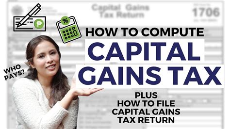 who will pay capital gains tax philippines