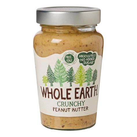 whole earth organic crunchy peanut butter
