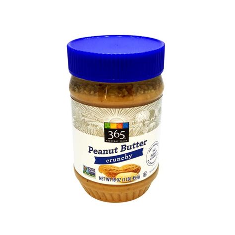 whole foods 365 crunchy peanut butter