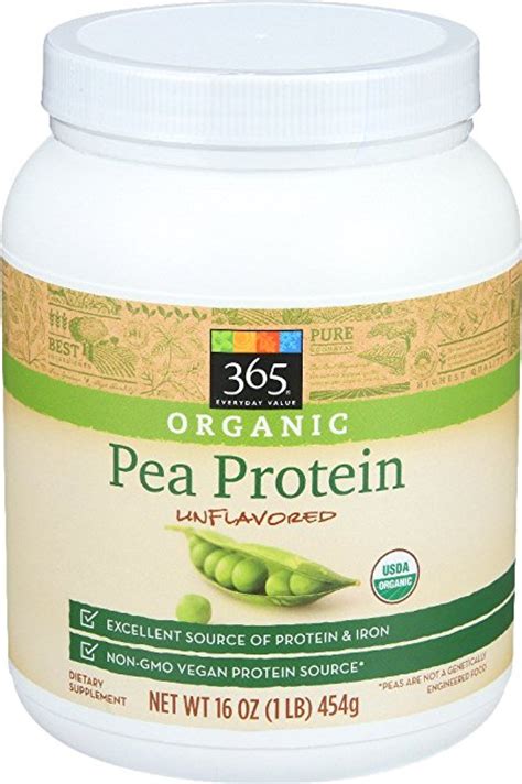 whole foods 365 organic pea protein powder