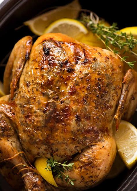 whole roaster chicken in the slow cooker