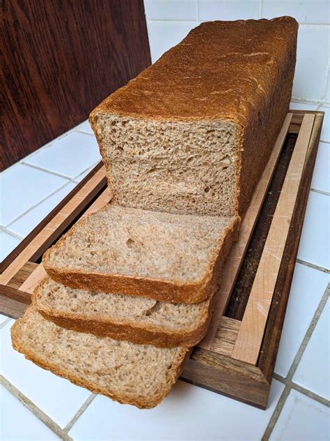 Whole Wheat Bread In Pullman Pan