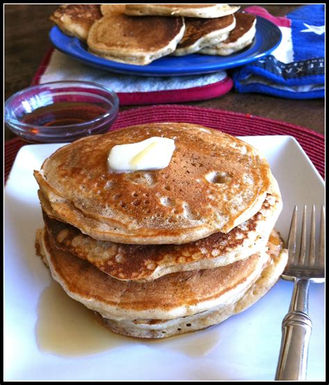 whole wheat buttermilk pancakes from scratch