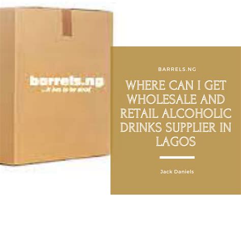 wholesale drinks suppliers in lagos