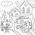 whoville town coloring pages