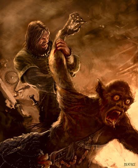 ⛔ Why did beowulf fight grendel with his bare hands
