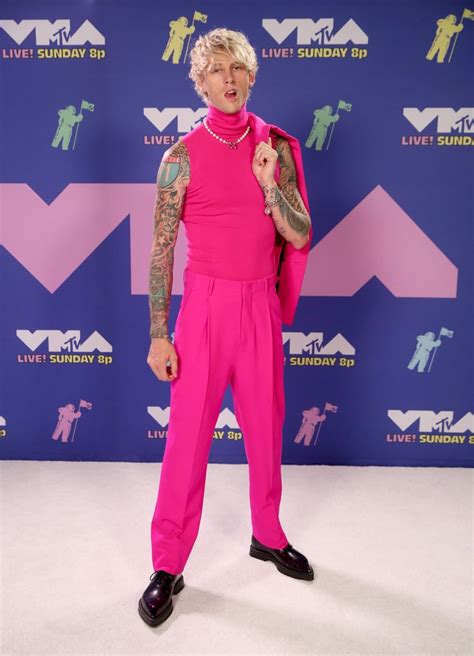 Machine Gun Kelly Doesn't Understand Why Men Are Scared To Wear Pink