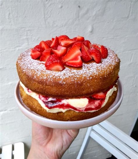 ''POSH ''Victoria Sponge Cake Travels for Taste
