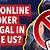 why isn't online poker legal