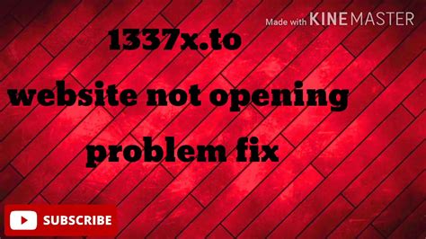 why 1377x is not opening