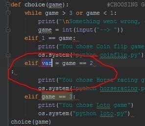 why am i getting syntax error in python