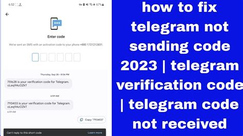 why am i not getting a telegram verification code
