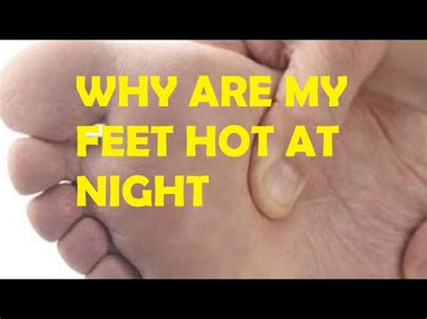 why are my feet hot at night menopause