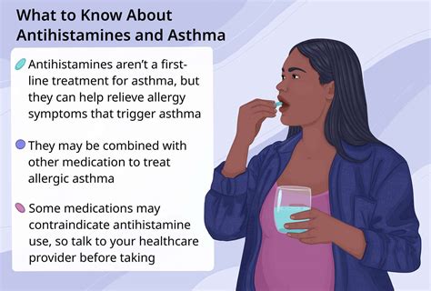 why avoid antihistamines in asthma