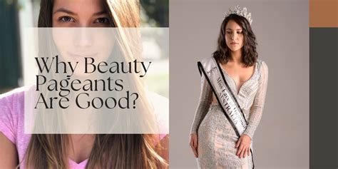 why beauty pageants are beneficial
