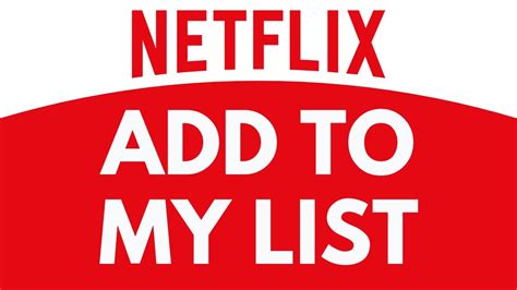why can\'t i add things to my list on netflix