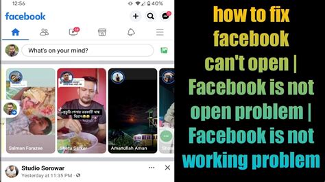 why can't i open a facebook page