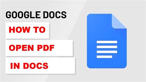 why can't i open a pdf file in google docs