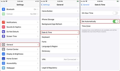 Why Can't I Set Time Automatically On Iphone